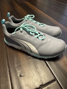 Puma Women’s Gray & Mint Golf Shoes